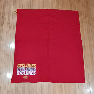 NWT Port Authority College House Iowa State Cyclones Red Fleece Lap Blanket